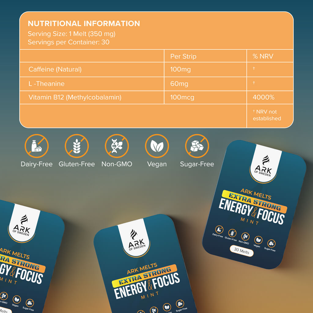 ARK Melts - Instant Focus & Energy Extra Strong